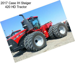 2017 Case IH Steiger 420 HD Tractor