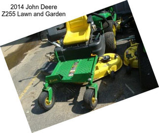 2014 John Deere Z255 Lawn and Garden