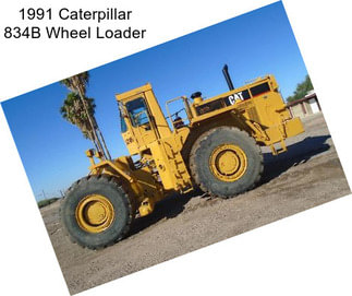 1991 Caterpillar 834B Wheel Loader