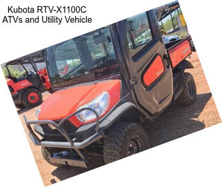 Kubota RTV-X1100C ATVs and Utility Vehicle