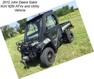 2012 John Deere Gator XUV 825I ATVs and Utility Vehicle