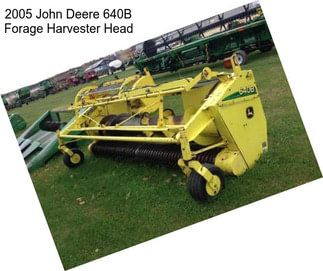 2005 John Deere 640B Forage Harvester Head