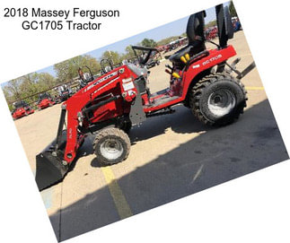 2018 Massey Ferguson GC1705 Tractor