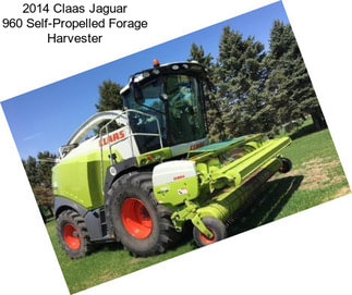 2014 Claas Jaguar 960 Self-Propelled Forage Harvester