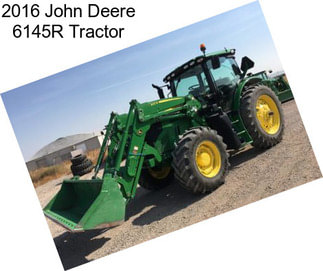 2016 John Deere 6145R Tractor