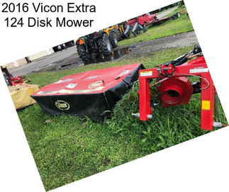 2016 Vicon Extra 124 Disk Mower