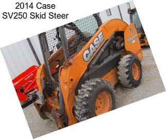 2014 Case SV250 Skid Steer