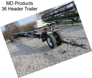 MD Products 36 Header Trailer