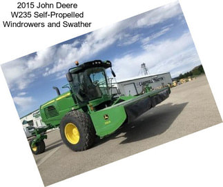 2015 John Deere W235 Self-Propelled Windrowers and Swather