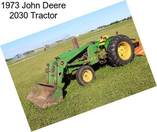 1973 John Deere 2030 Tractor