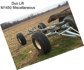 Duo Lift M1450 Miscellaneous