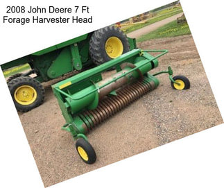 2008 John Deere 7 Ft Forage Harvester Head