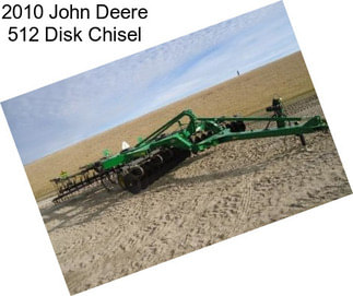 2010 John Deere 512 Disk Chisel