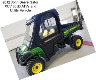 2012 John Deere Gator XUV 855D ATVs and Utility Vehicle