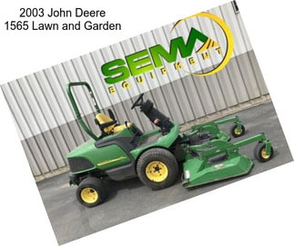 2003 John Deere 1565 Lawn and Garden