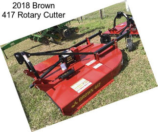 2018 Brown 417 Rotary Cutter