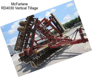 McFarlane RD4030 Vertical Tillage