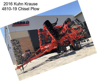 2016 Kuhn Krause 4810-19 Chisel Plow