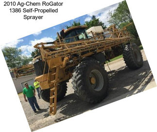 2010 Ag-Chem RoGator 1386 Self-Propelled Sprayer