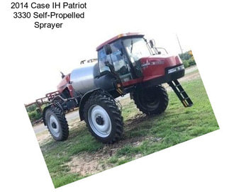 2014 Case IH Patriot 3330 Self-Propelled Sprayer