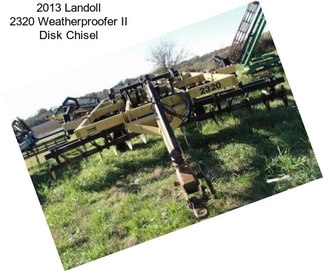 2013 Landoll 2320 Weatherproofer II Disk Chisel