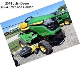 2014 John Deere X324 Lawn and Garden