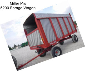 Miller Pro 5200 Forage Wagon