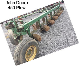 John Deere 450 Plow