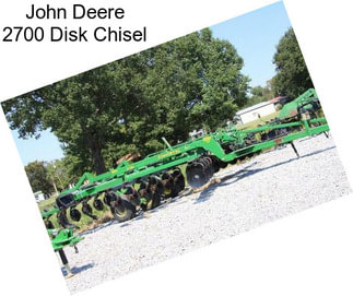 John Deere 2700 Disk Chisel