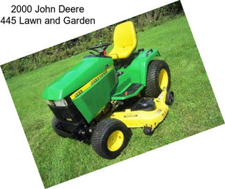 2000 John Deere 445 Lawn and Garden