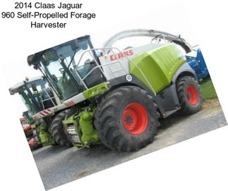 2014 Claas Jaguar 960 Self-Propelled Forage Harvester