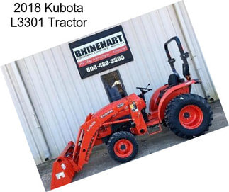 2018 Kubota L3301 Tractor