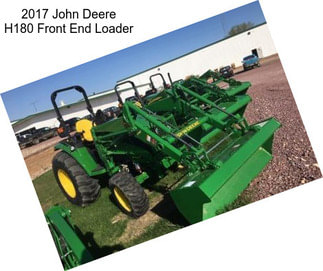 2017 John Deere H180 Front End Loader