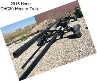 2015 Horst CHC30 Header Trailer