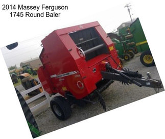 2014 Massey Ferguson 1745 Round Baler