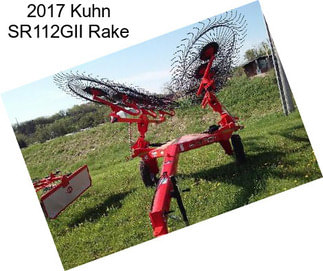 2017 Kuhn SR112GII Rake