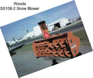 Woods SS108-2 Snow Blower
