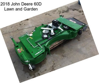 2018 John Deere 60D Lawn and Garden