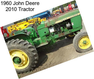 1960 John Deere 2010 Tractor