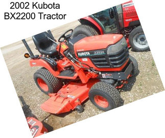 2002 Kubota BX2200 Tractor