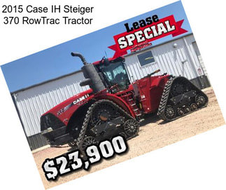 2015 Case IH Steiger 370 RowTrac Tractor