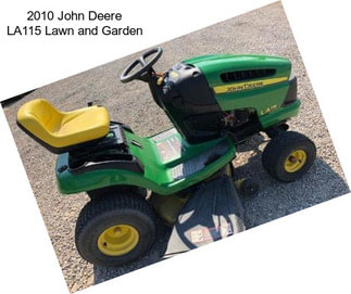 2010 John Deere LA115 Lawn and Garden