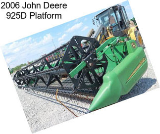 2006 John Deere 925D Platform