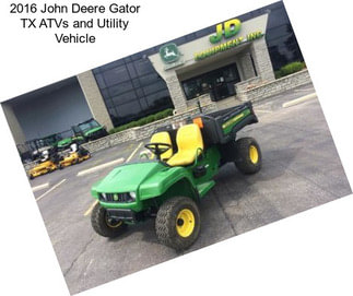 2016 John Deere Gator TX ATVs and Utility Vehicle