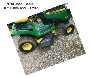 2014 John Deere D105 Lawn and Garden