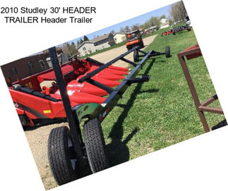 2010 Studley 30\' HEADER TRAILER Header Trailer