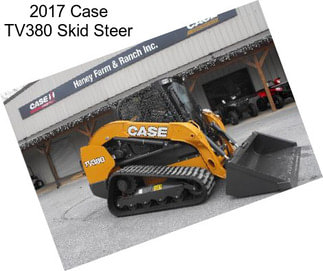 2017 Case TV380 Skid Steer