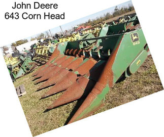 John Deere 643 Corn Head