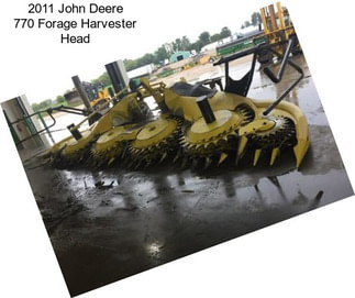 2011 John Deere 770 Forage Harvester Head