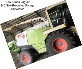 1997 Claas Jaguar 840 Self-Propelled Forage Harvester